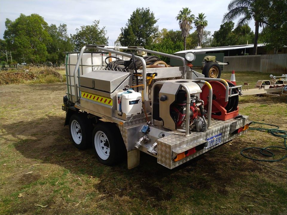 A photo of an On Site Emergency Fire Response Trailer