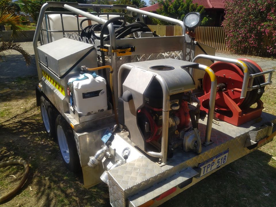 A photo of an On Site Emergency Fire Response Trailer